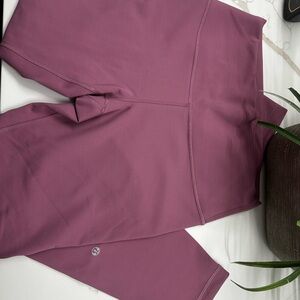 Lululemon Mauve Leggings Size 10